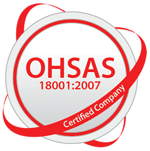 OHSAS 18001:2007 Certified